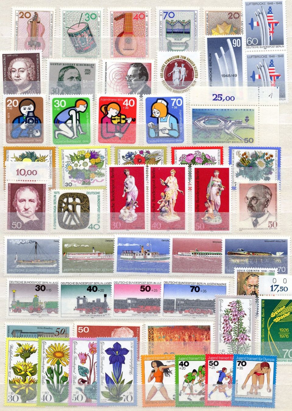 Tutti i francobolli: R1751  /  BERLIN 1973-1990 neufs XX – Usato da Ste-Croix venduto da MONT-TAGNAC 2