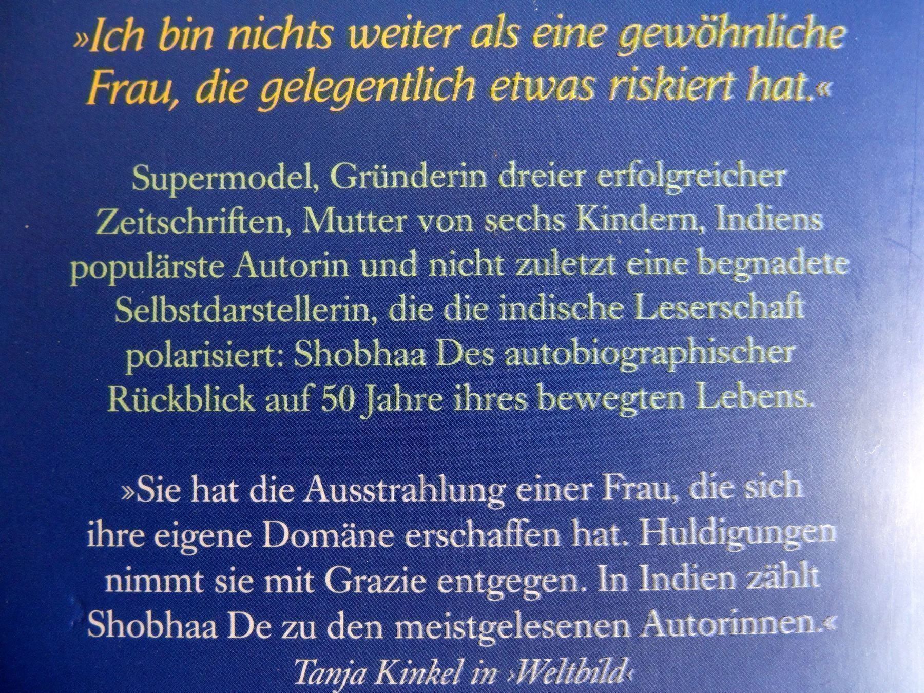 Libri: SHOBHAA DE Wie die Erinnerung es will – Usato da Scherz venduto da Atopolino 1
