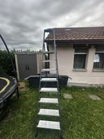Stehleiter Aluminium 7 Stufen guter Zustand gebraucht