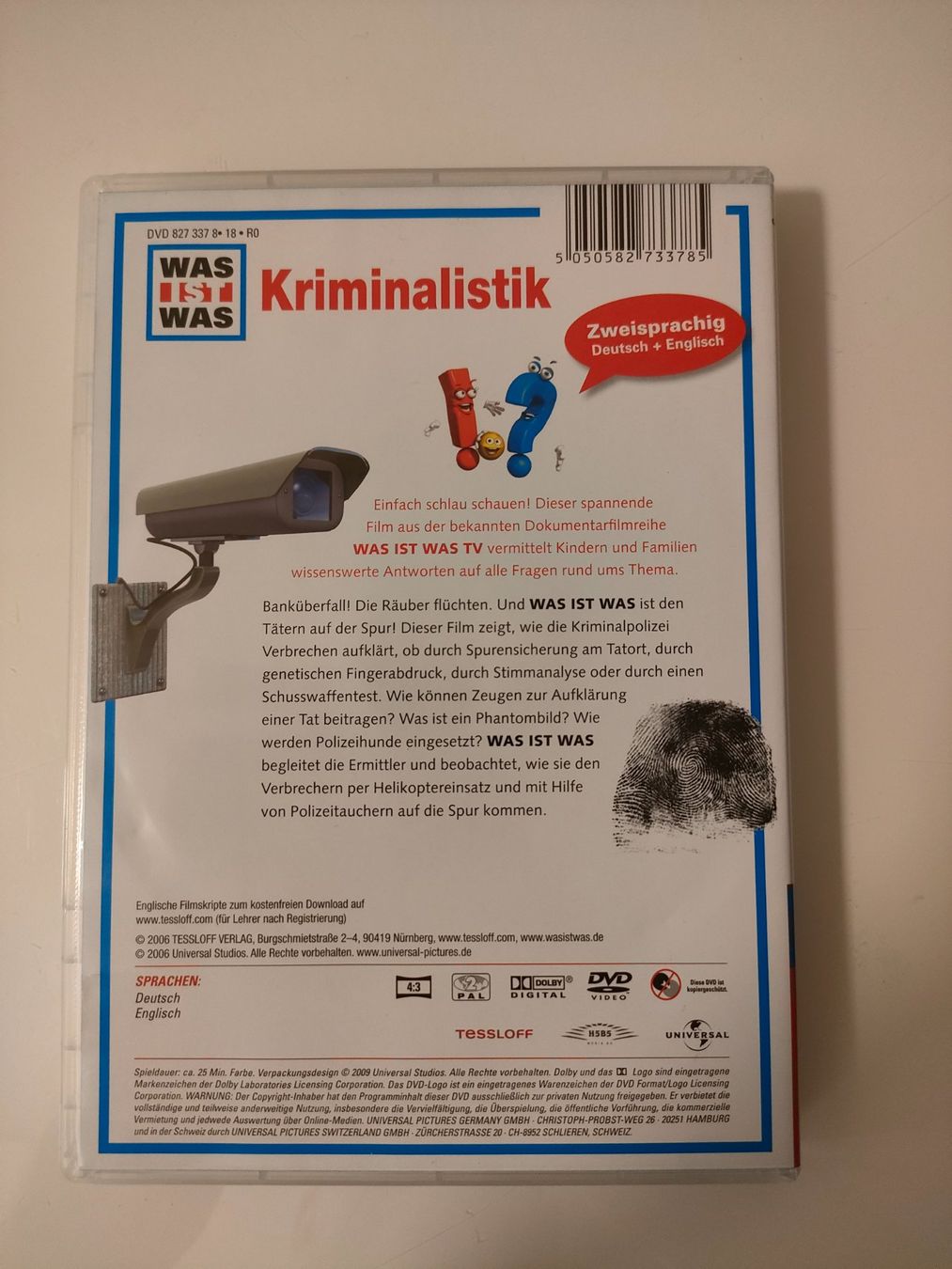Tutti i DVDs: Kriminalistik - was ist was DVD – Usato da Muri AG venduto da Mupuputs 1
