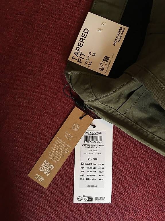 Hosen: Jack&Jones 31/32 pantalon vert kaki – Gebraucht aus Chavannes-Près-Renens von chr_h9df 1