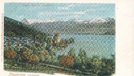 Oberhofen - Thunersee Litho + c1900 TOP