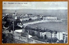 Neuchâtel - La Baie de l'Evole 1909
