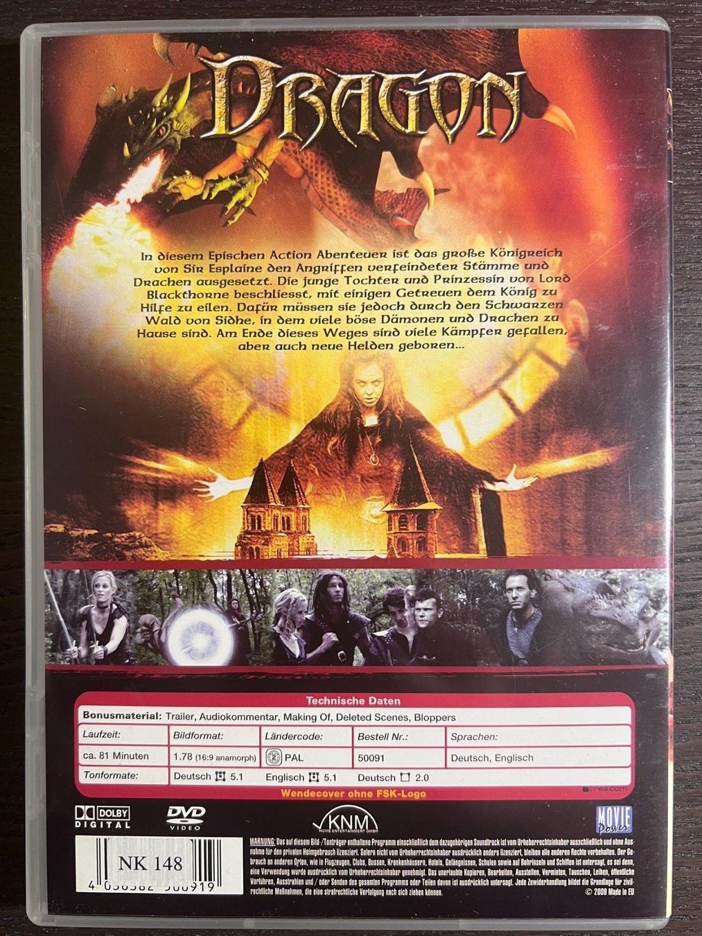 Tutti i DVDs: Dragon - Die Drachentöter – Usato da Zürich venduto da FilmFreunde 1
