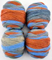 Gomitolo Tosca 830g Strickwolle Farbverlauf Restwolle
