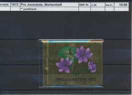 1975 Pro Juventute, Markenheftchen, ** postfrisch