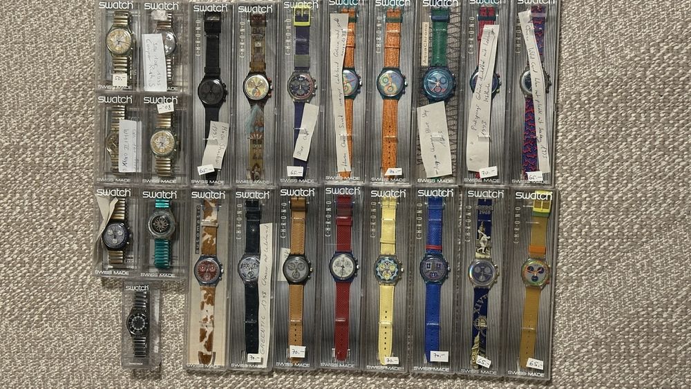 Swatch Orologi: Swatch Uhren Sammlung Vintage Raritäten – Nuovo e nell'imballaggio originale da Reinach BL venduto da BachoferRaeumungen 4