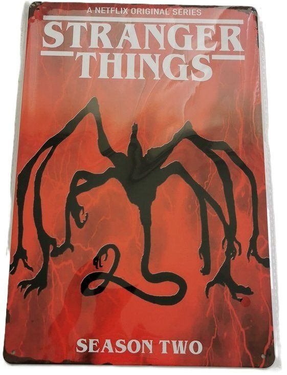 Schilder: Stranger Things - Blechschild  (neu, OVP) – Neu und originalverpackt aus Wilen b. Wollerau von morethanmusic