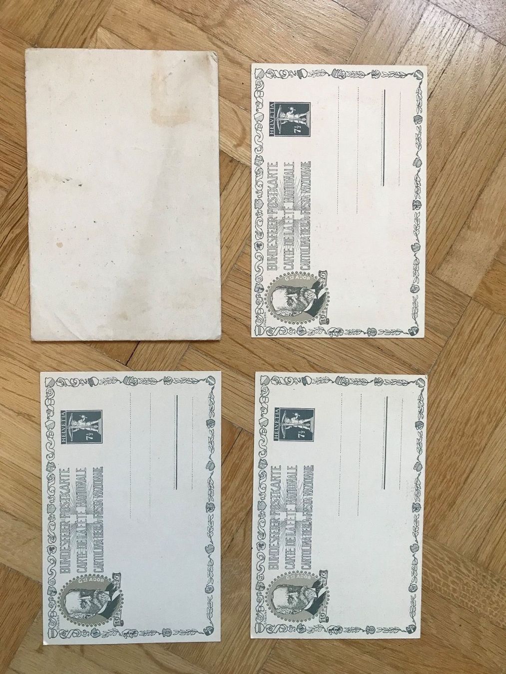 Tutti i francobolli: 1919 Bundesfeier-Postkarten Gott. Keller – Usato da stäfa venduto da brandy66 2