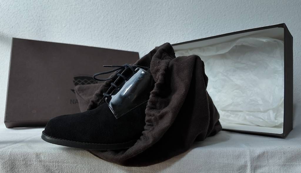 Navyboot Scarpe da donna: Schwarze Navyboot Leder Damenschuhe Gr. 37 – Nuovo (secondo la descrizione) da Emmenbrücke venduto da carroh 3