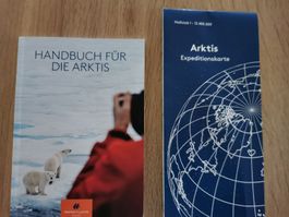 Handbuch für die Arktis von Hapag Lloyd und Karte