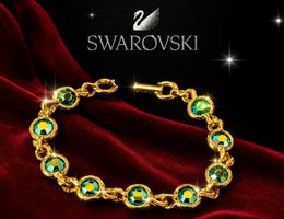 Swarovski Armband Vintage, 18k vergoldet neu & original