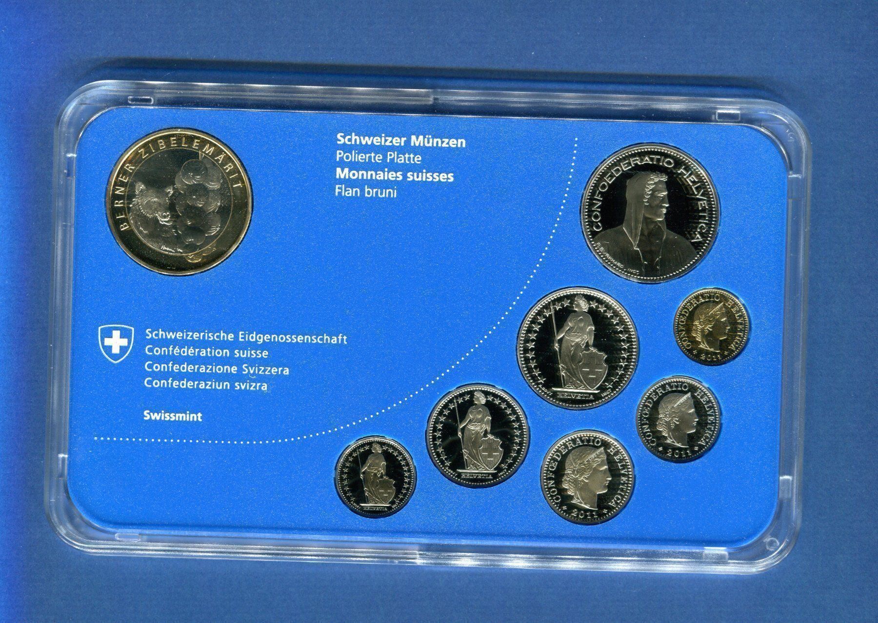 Alle Münzen: (1343) Münzsatz 2011 PP im Schutzkarton – Gebraucht aus Rüthi (Rheintal) von erdnuessli1 1