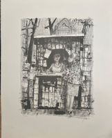 Rudolf Zender (1901 - 1998) Lithographie handsigniert numm.