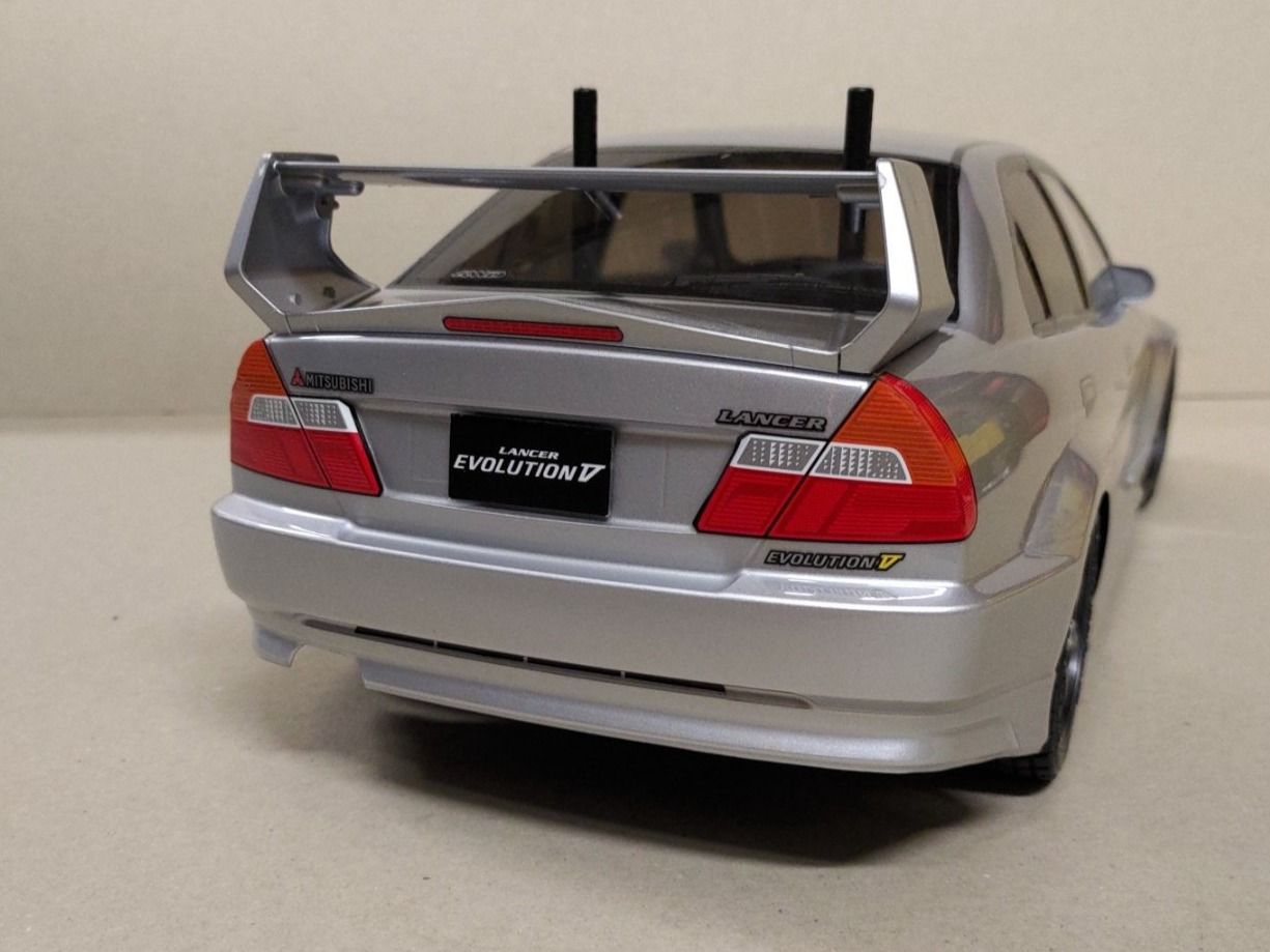 Tamiya Modellismo RC: Tamiya 58713 Mitsubishi Lancer Evo V/TT02 – Nuovo (secondo la descrizione) da Wetzikon ZH venduto da Douglas-MD-11 6