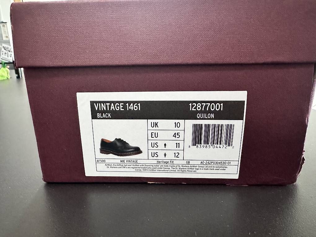 Scarpe da uomo: Dr. Martens Vintage 1461 MIE – Usato da St-Aubin-Sauges venduto da Kelkel 3