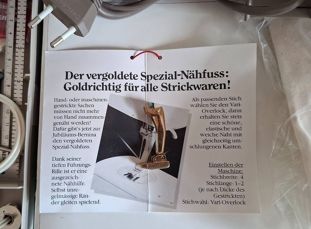 Bernina Macchine da cucire: BERNINA 801/ Jubiläumsmodell – Usato da Grub SG venduto da mar_2yfd 3