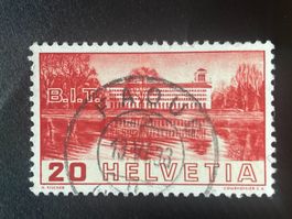 Schweiz 1938 BIT 20 Rp Vollstempel FAOUG 13.VI.38