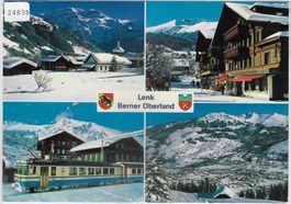 Lenk - Bahnhof mit Bahn