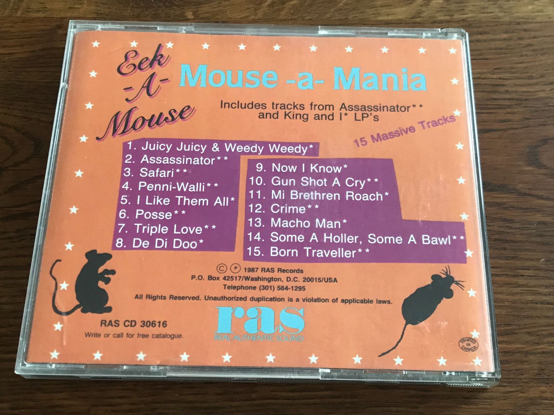 CDs: EEK-A-MOUSE – Mouse-a-Mania - Dancehall Reggae – Gebraucht aus Buchs AG von Archie 2