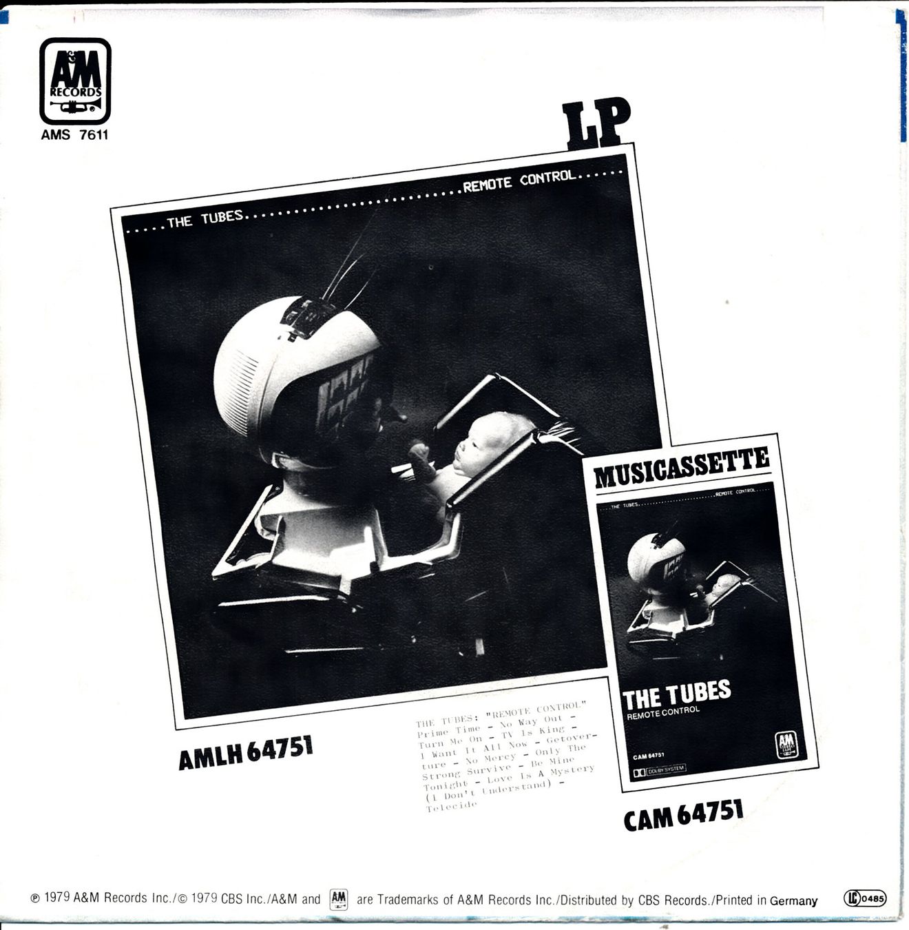 Vinyles: TUBES - TV IS KING (7'' Vinyl Single VG+) – D'occasion à Hedingen par Studers 1