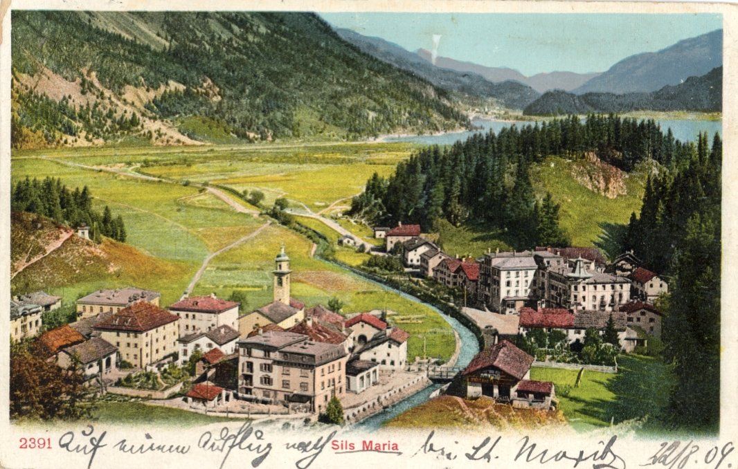 Ansichtskarten: Sils Maria  GR     um  1 9 0 9 – Gebraucht aus Brig von Valcards54