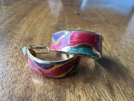 Vintage clip on earrings