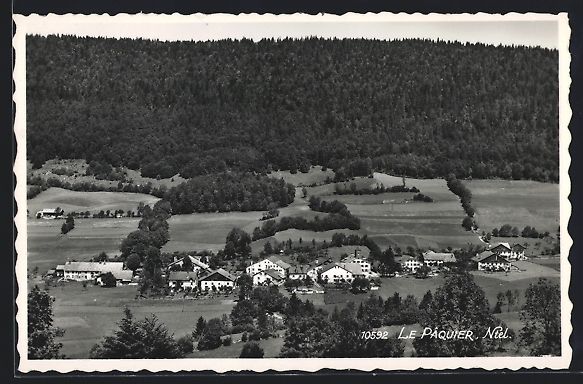 Cartoline postali: AK le Pâquier, Ortsansicht – Usato da Berlin venduto da bartko-reher