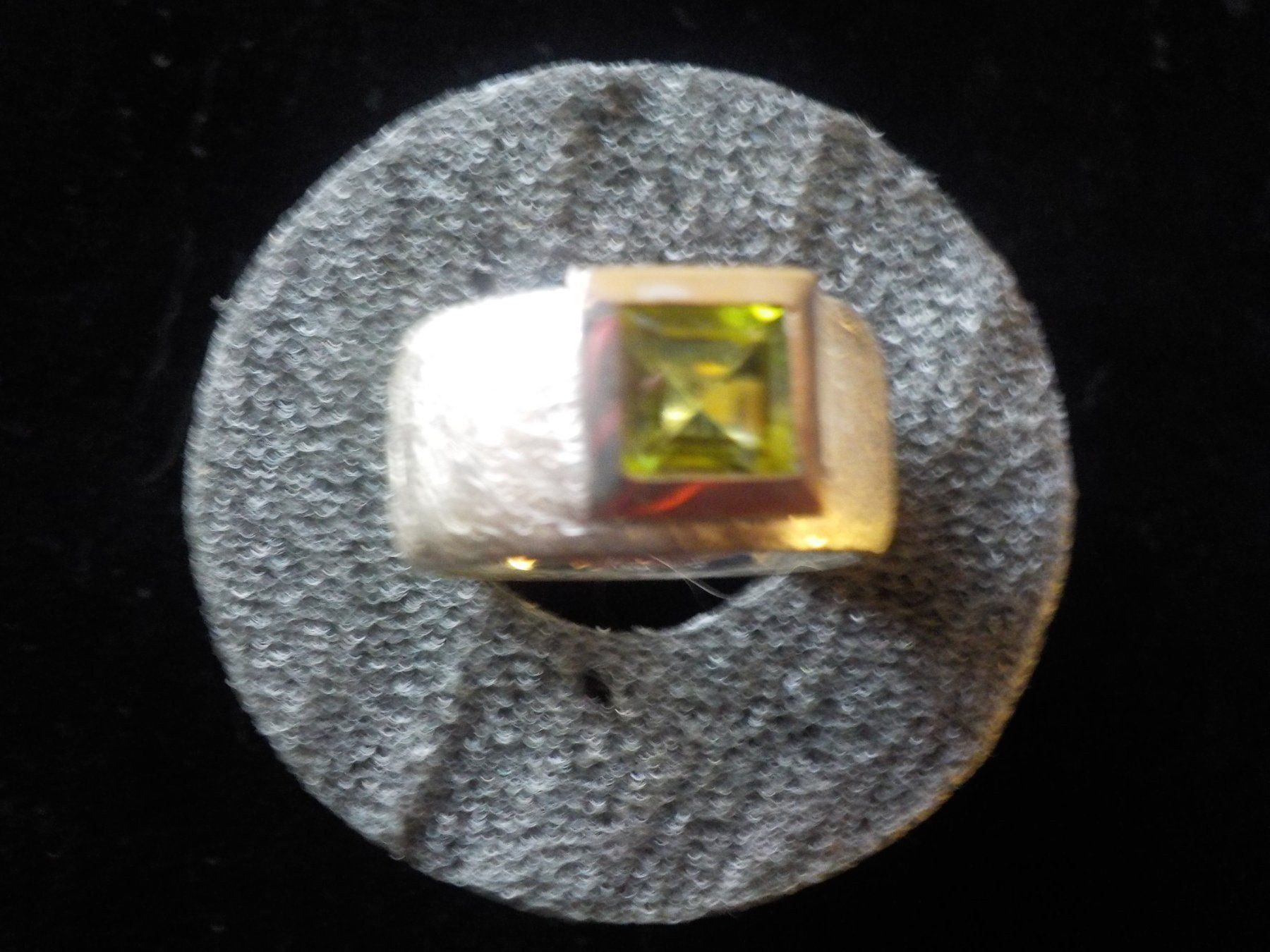 Ringe: Ring, Silber/Peridoz, Durchm.55mm, (4) – Neu (gemäss Beschreibung) aus Muri b. Bern von Silberqualle 1