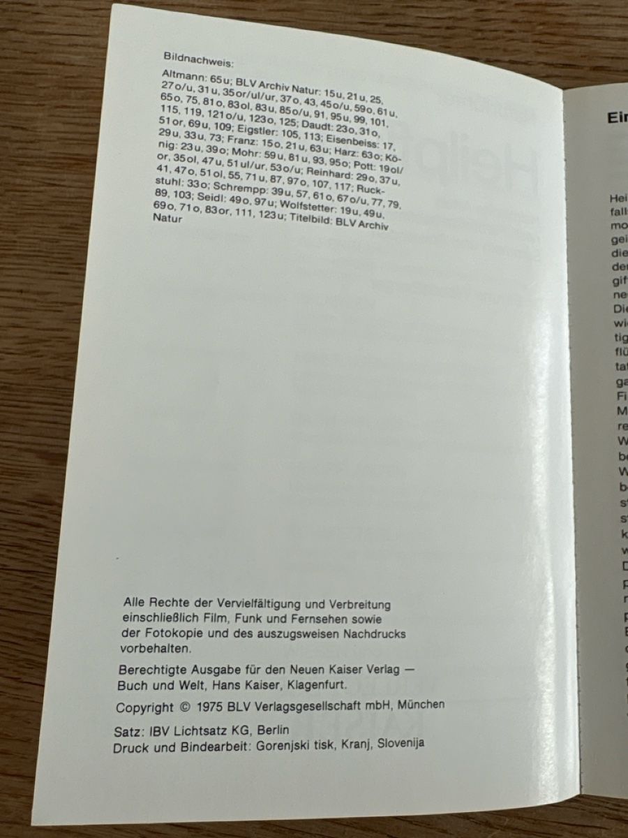Livres: Heilpflanzen  – D'occasion à Schlierbach par Stee09 2