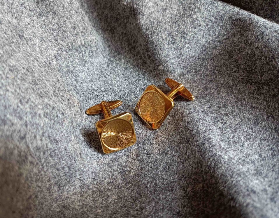 Boutons De Manchette Fabio Salini - Lapis Lazuli & Argent Sterling - Comme Neuf