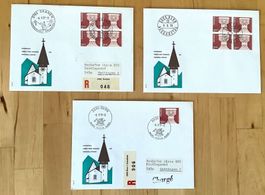 1979 Taufstein , Saanen  . Div. FDC