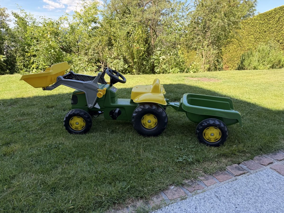 John Deere Veicoli per bambini: Kinder Traktor mit Anhänger  – Usato da Zürich venduto da Franca2011 2