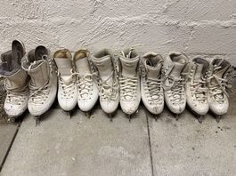 Graf Davos Eiskunstlauf-Schlittschuhe Gr. 33 weiss