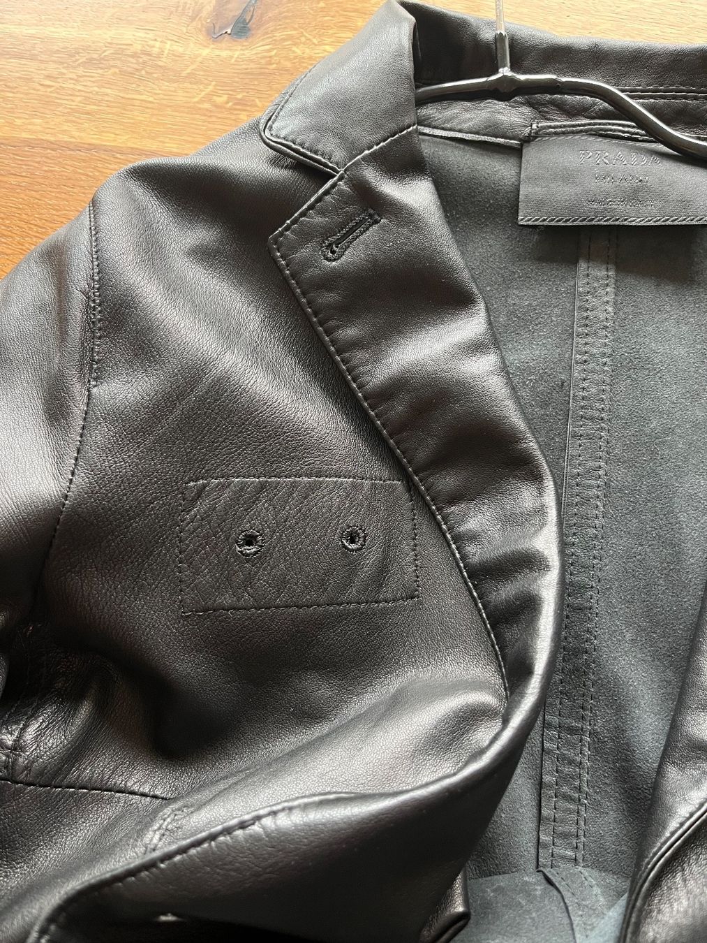 Prada Vestes: Prada Echtleder Blazer – D'occasion à Dübendorf par gas_2wcn 7