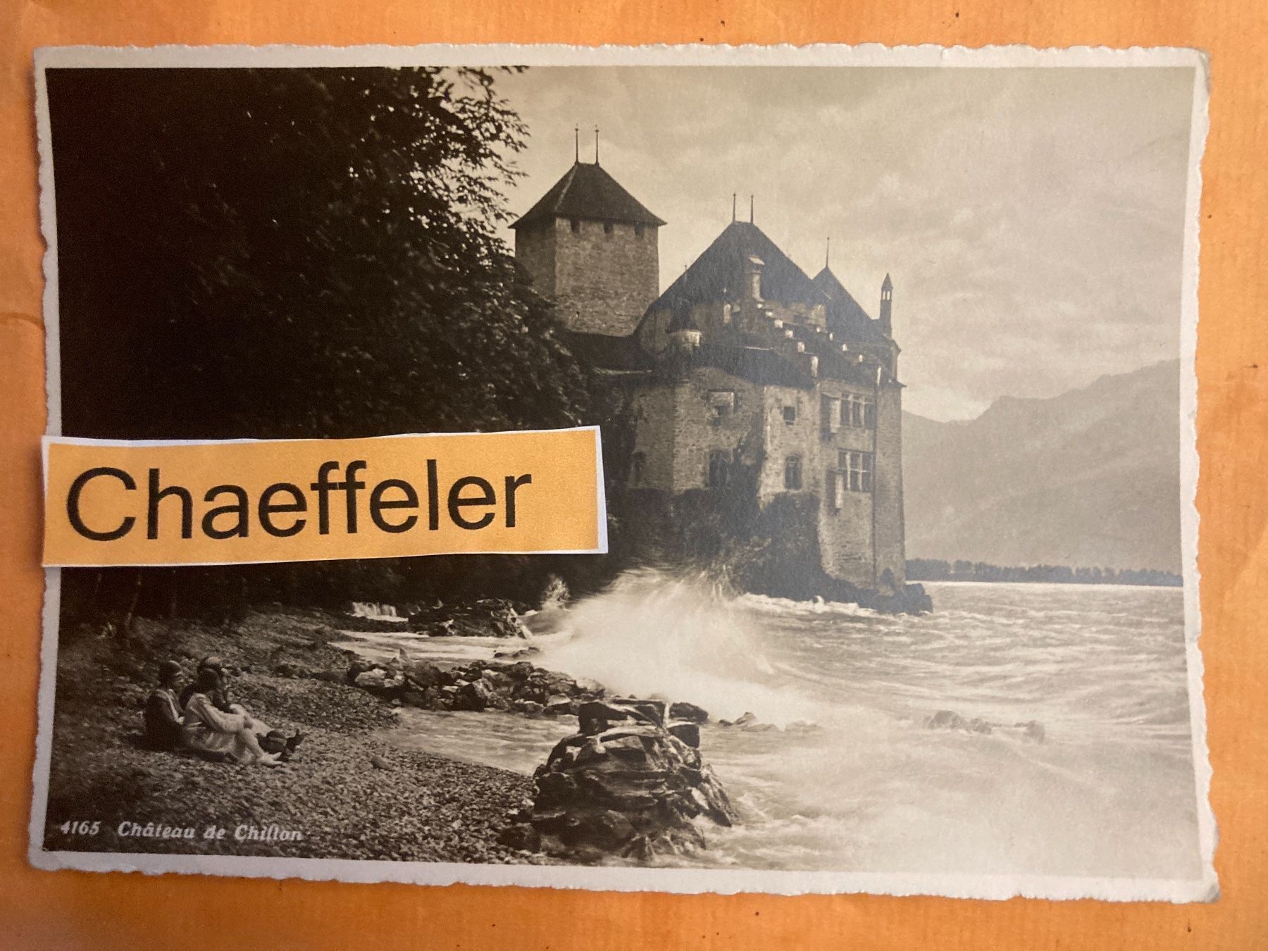 Cartoline postali: Château de Chillon – Usato da Zürich venduto da Chaeffeler