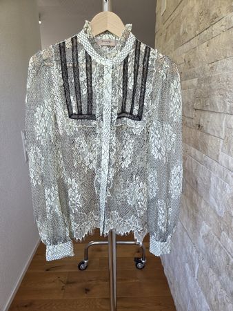 Elegante TWINSET Milano Spitzenbluse / Tunika | Gr.44