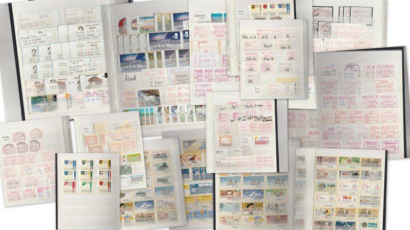 Alle Briefmarken: Automatenmarken von verschiedenen Ländern – Gebraucht aus Oberglatt ZH von Wiedmi6