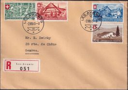 1945, B26-B29, LUXUS-Brief von LES AVANTS (VD) Kat: 100.-+