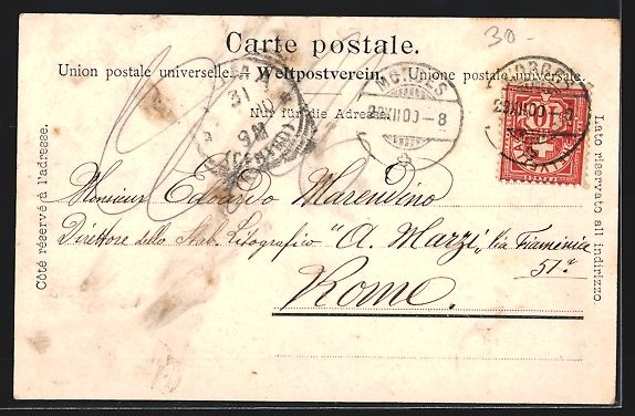 Cartes postales: AK Morges, Boote am Hafen, 1900 – D'occasion à Berlin par bartko-reher 1