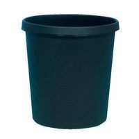 23x Helit Papierkorb, 30 Liter, schwarz