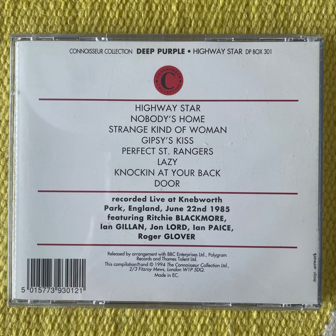 CD: DEEP PURPLE-ON STAGE HIGHWAY STAR – Usato da Rorschacherberg venduto da CD-Roli 1
