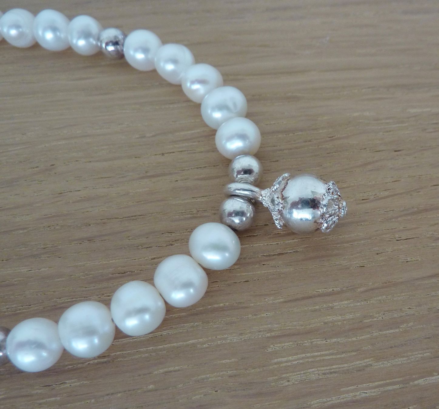Bracciali & Braccialetti: *NEU* Armband Süsswasserzuchtperlen Silber – Nuovo e nell'imballaggio originale da Allschwil venduto da millefiori3 1