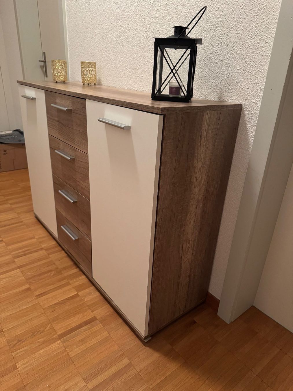Kommoden: Sideboard Kommode weiss/Eiche 120x85x35cm – Gebraucht aus Uetliburg SG von  4