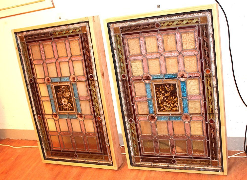 Finestre: Kirchenfenster A. Bleiglasfenster Jugendstil. – Usato da Trun venduto da artantic 1