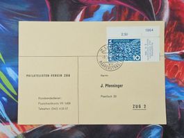 CL33 Carte Postale + Timbre Suisse 1964
