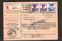 Einzugsauftrag: Pro Juventute Nr. J90+ J92,  gel.10.Xll.1939