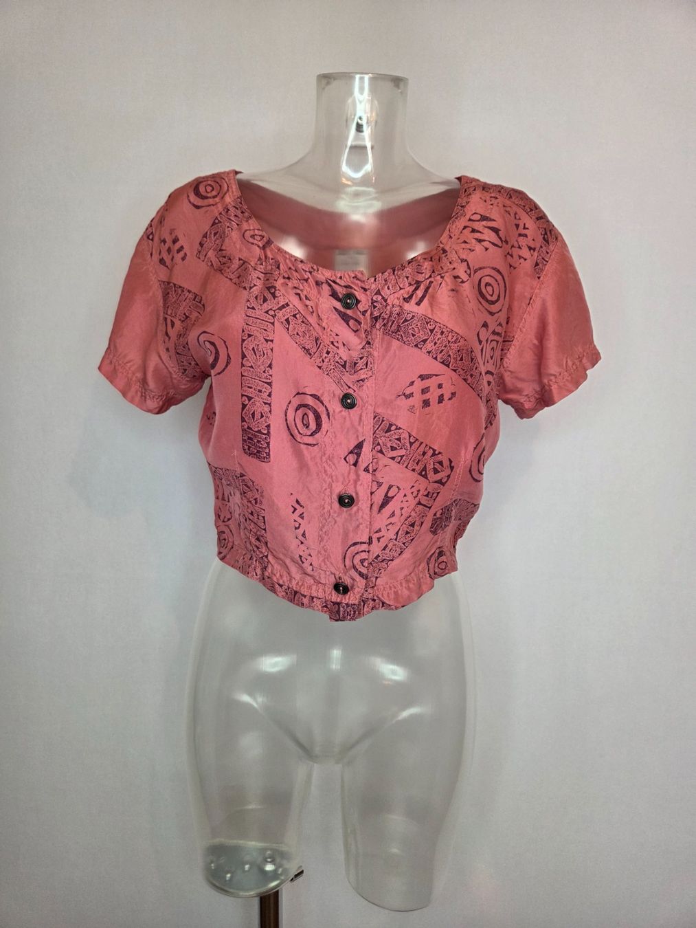 Nile Top: Nile-Set Seide Top+Bluse Vintage – Usato da Bern venduto da -Aniko-