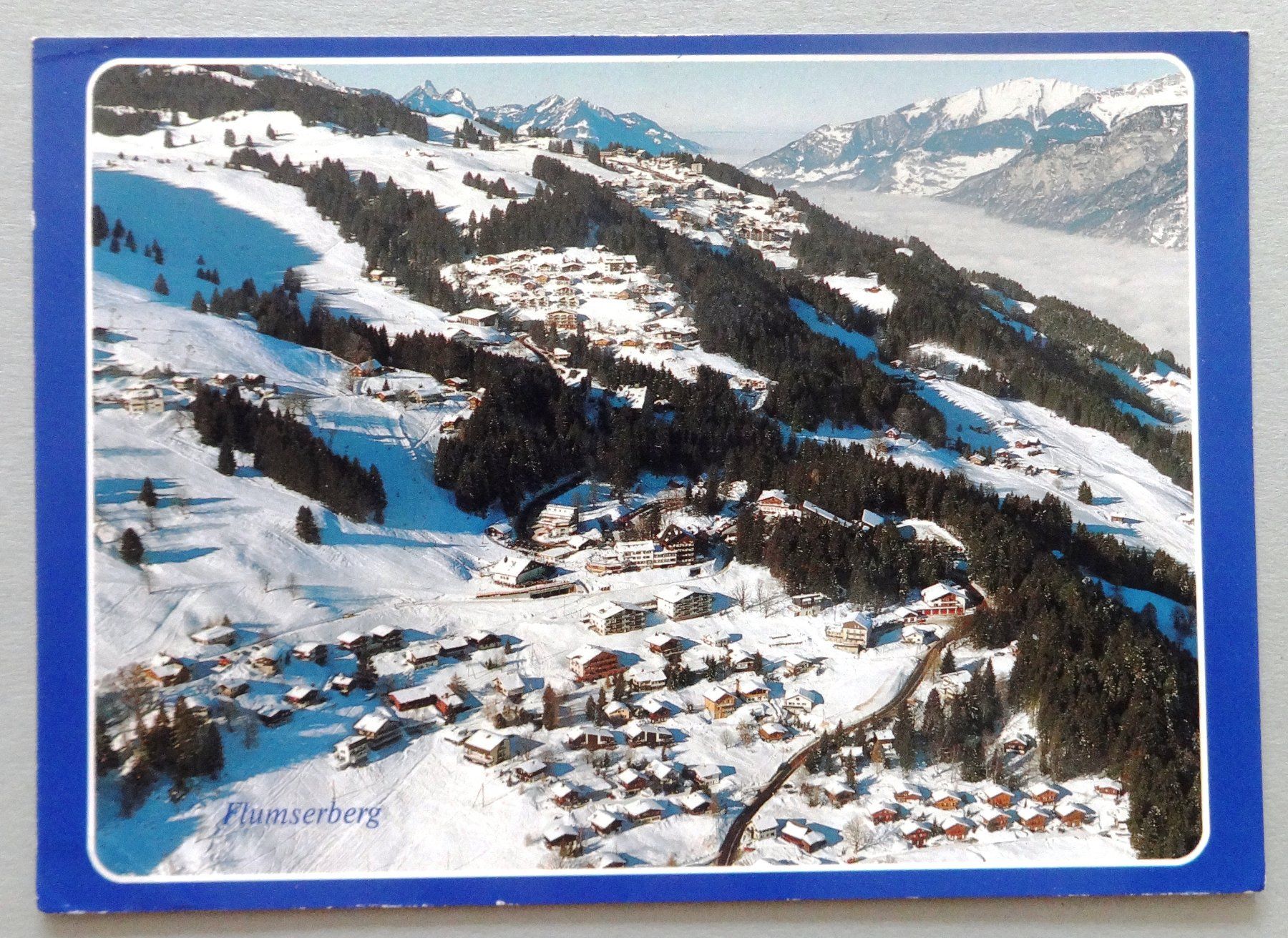 Cartes postales: Im Flug über Flumserberg – Défectueux à Fétigny par Billy2miny