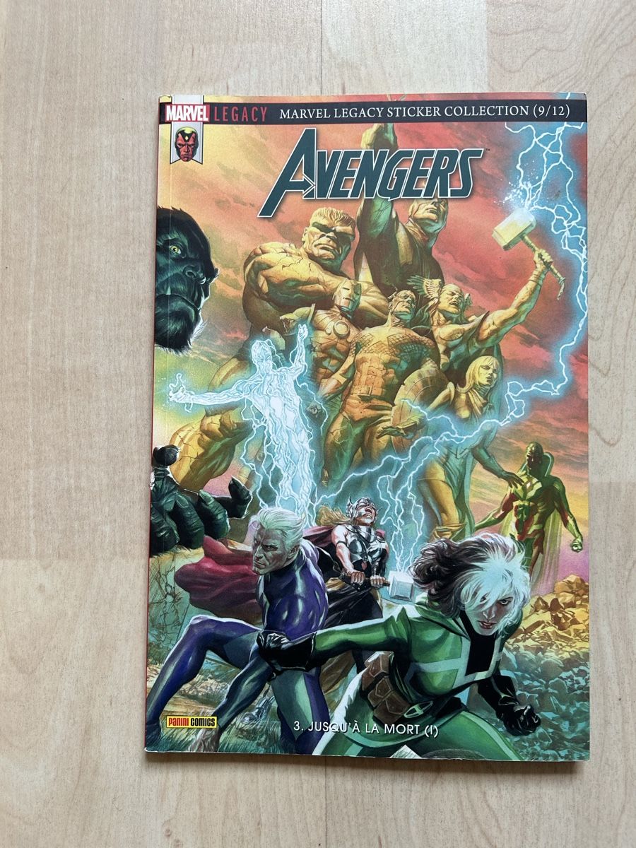 Fumetti: Marvel Avengers Legacy Sticker Collection Comic Book 9/12 – Usato da Uster venduto da xBeccax
